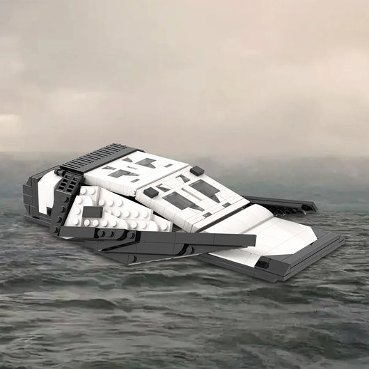 Interstellar Sci-Fi Movie Scene Spaceship Adults Building Blocks Set MOC Bricks Model Kit DIY Toys for Kids Boys Girl Gift