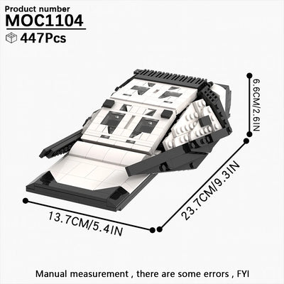 Interstellar Sci-Fi Movie Scene Spaceship Adults Building Blocks Set MOC Bricks Model Kit DIY Toys for Kids Boys Girl Gift